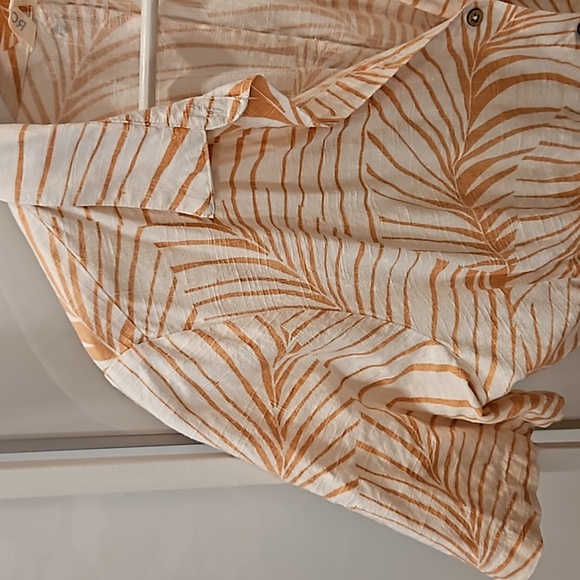 Palm print short playsuit - Picture 3 of 3